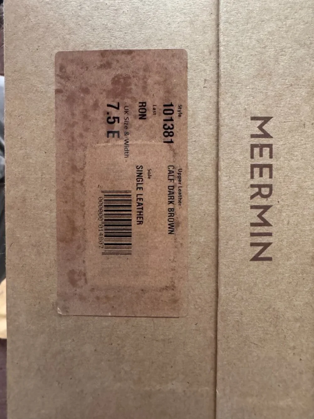 Meermin 101381 Brown Calf Tassel Loafers 8.5